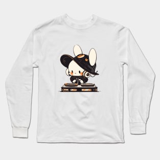 Kawaii Bunny DJ Long Sleeve T-Shirt